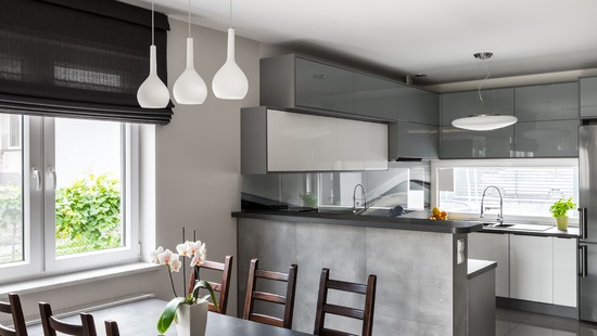 Estores romanos para cocina