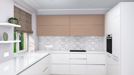 Estores romanos para cocina
