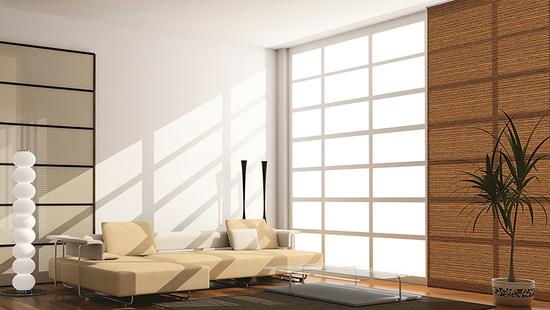 Persianas interiores de tela