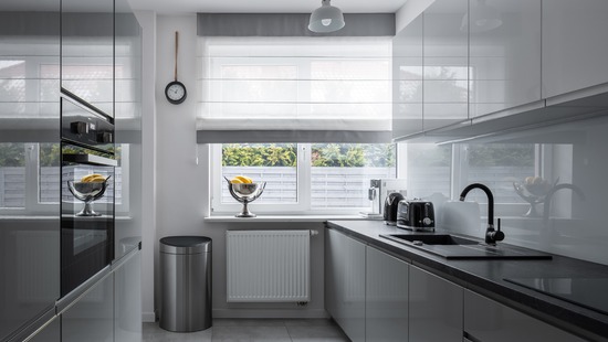 Estores romanos para cocina