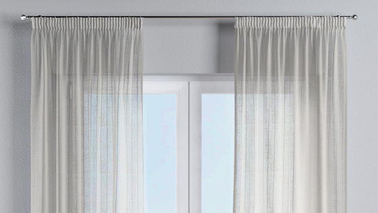 
										Cortinas con pliegues de lápiz
																						