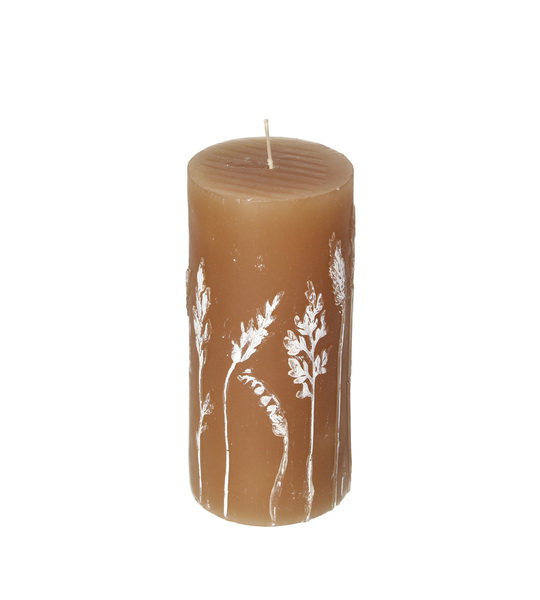 Świeca Giulia 13cm light brown