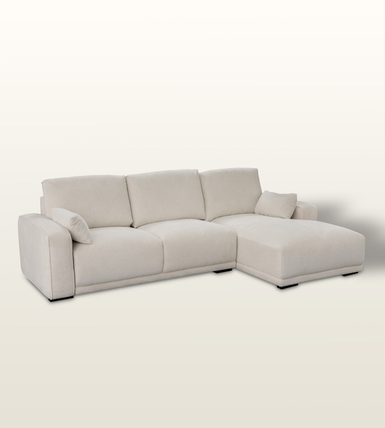Sofa Silkeborg crème white right