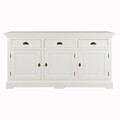 Chest of drawers Brighton 3 drawers + 3 doors white
