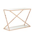 Console table Vertigo rose gold 120x40x80cm
