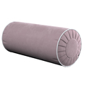 Bolster Cushion with Pleats and Piping